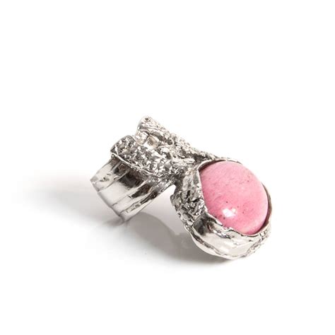 ysl arty ring silver pink|ysl arty rings.